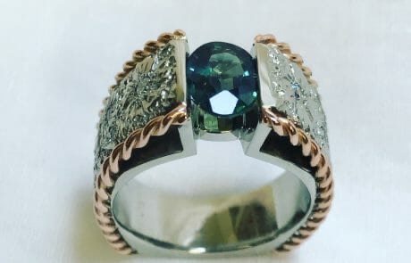 Handcrafted bronze bracelet