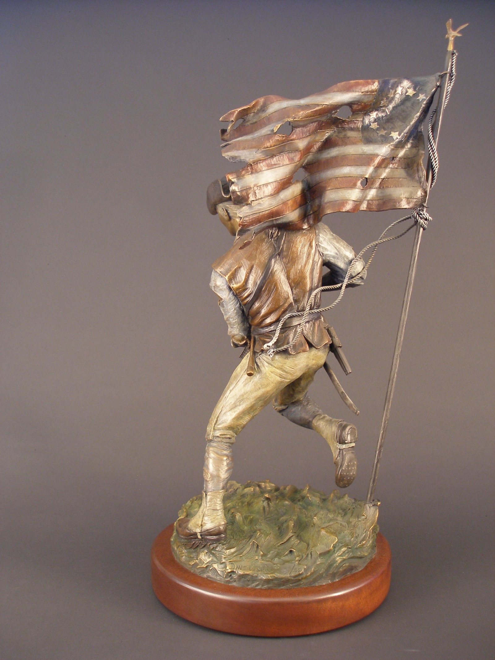 American Patriot bronze sculpture